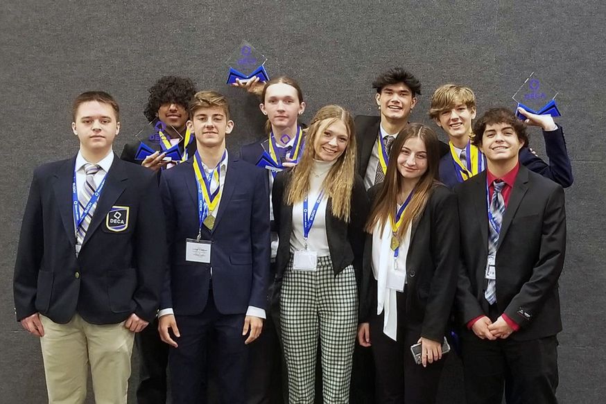 Four students qualify for international DECA Conference