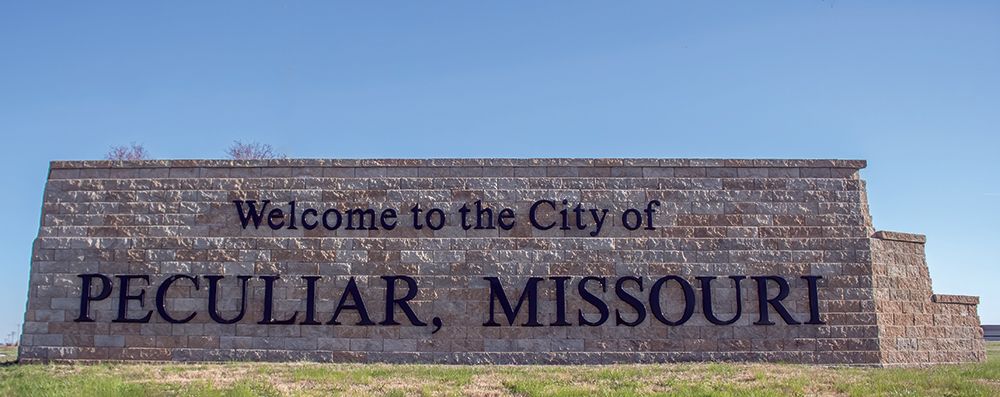 Peculiar Missouri Sign