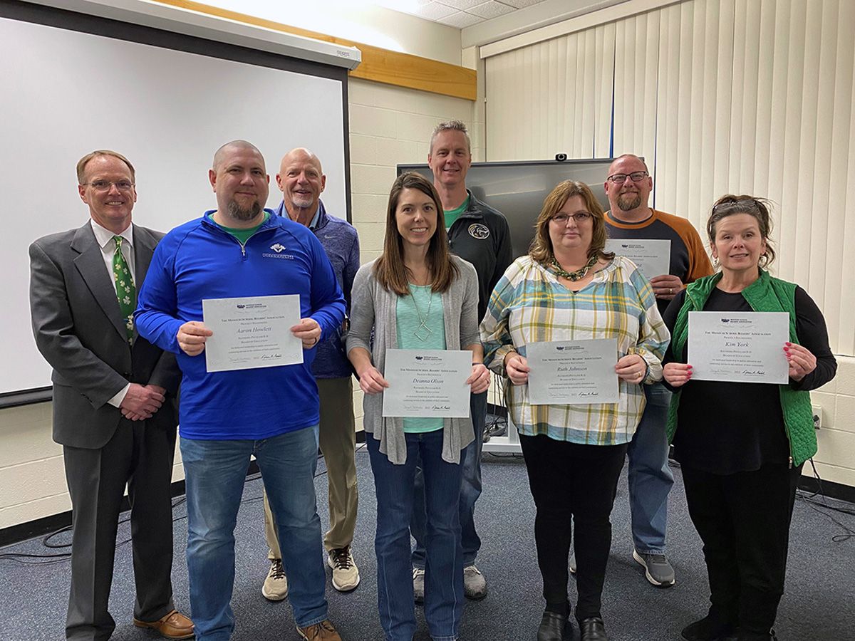 School board members recognized